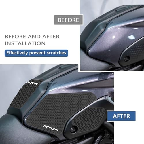 FOR mt 07 MT07 MT-07 2021 2022 2023 2024 Tank Pad Protector Motorcycle Sticker