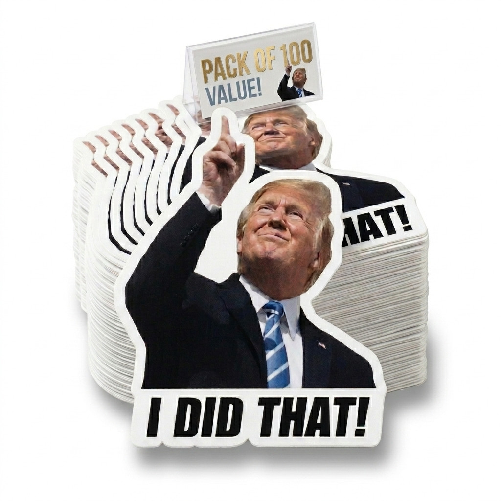 Trump I Did That Stickers 1.5″ Waterproof Vinyl Decal Gas Pump Car 10 50 100 pcs
