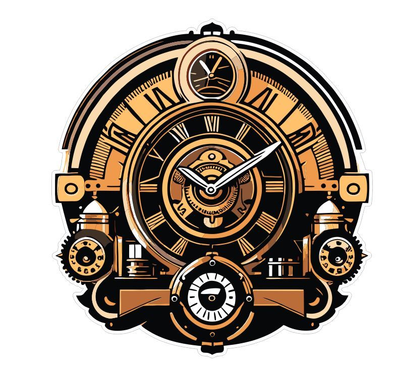 Steampunk Sticker Decal A541 Steam Punk