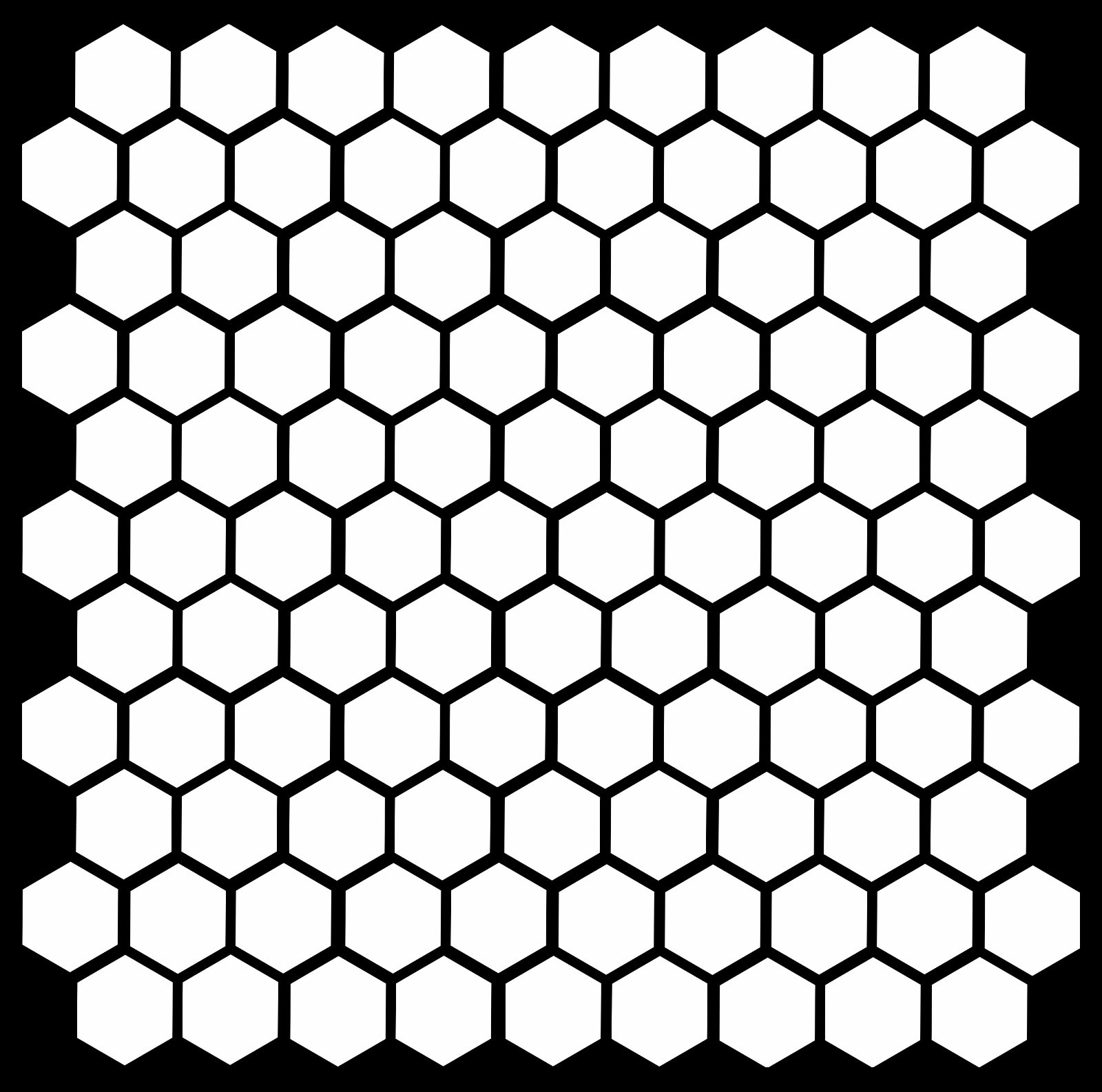 Honeycomb (104) 1″ Vinyl Decals Bee Honey Home Accent Geometric Die Cut Sticker