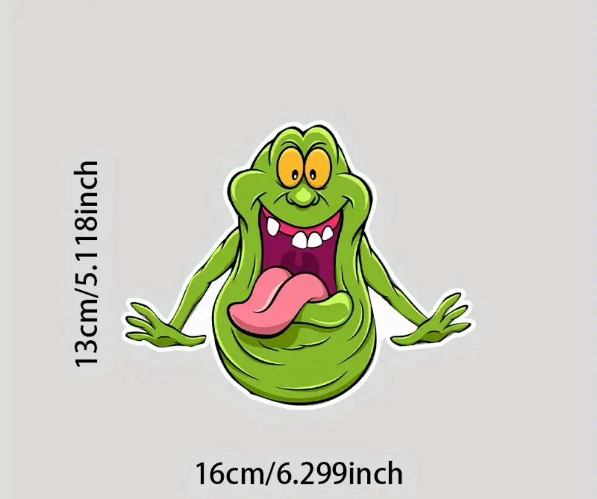 Ghostbusters Cartoon Slimer Sticker