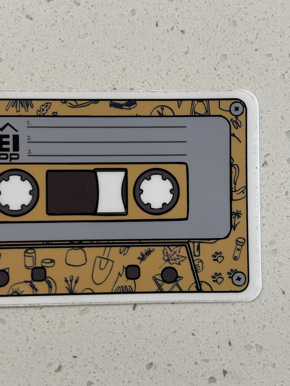 Rei Sticker Decal Vintage Cassette Tape