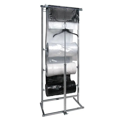 Econoco K30 3 Roll Polyethylene Horizontal Dispensing Rack Square Tubing