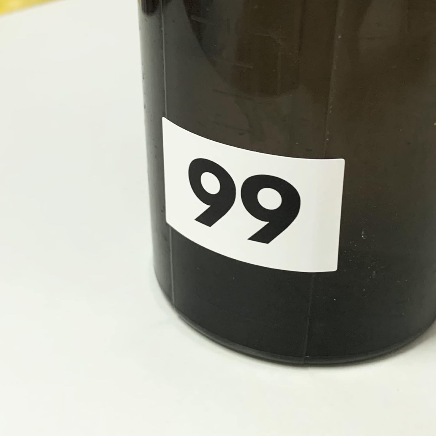 5 Sets, 1-100 Number Stickers Waterproof Vinyl – 1.5″ x 1″, Black Numbers