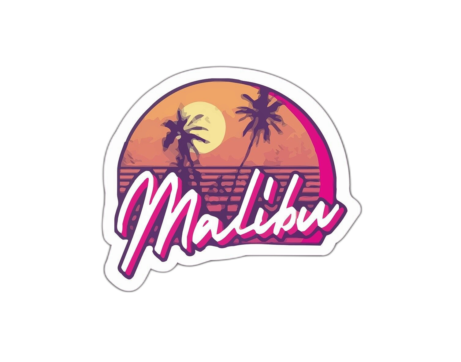 Malibu Sticker Decal