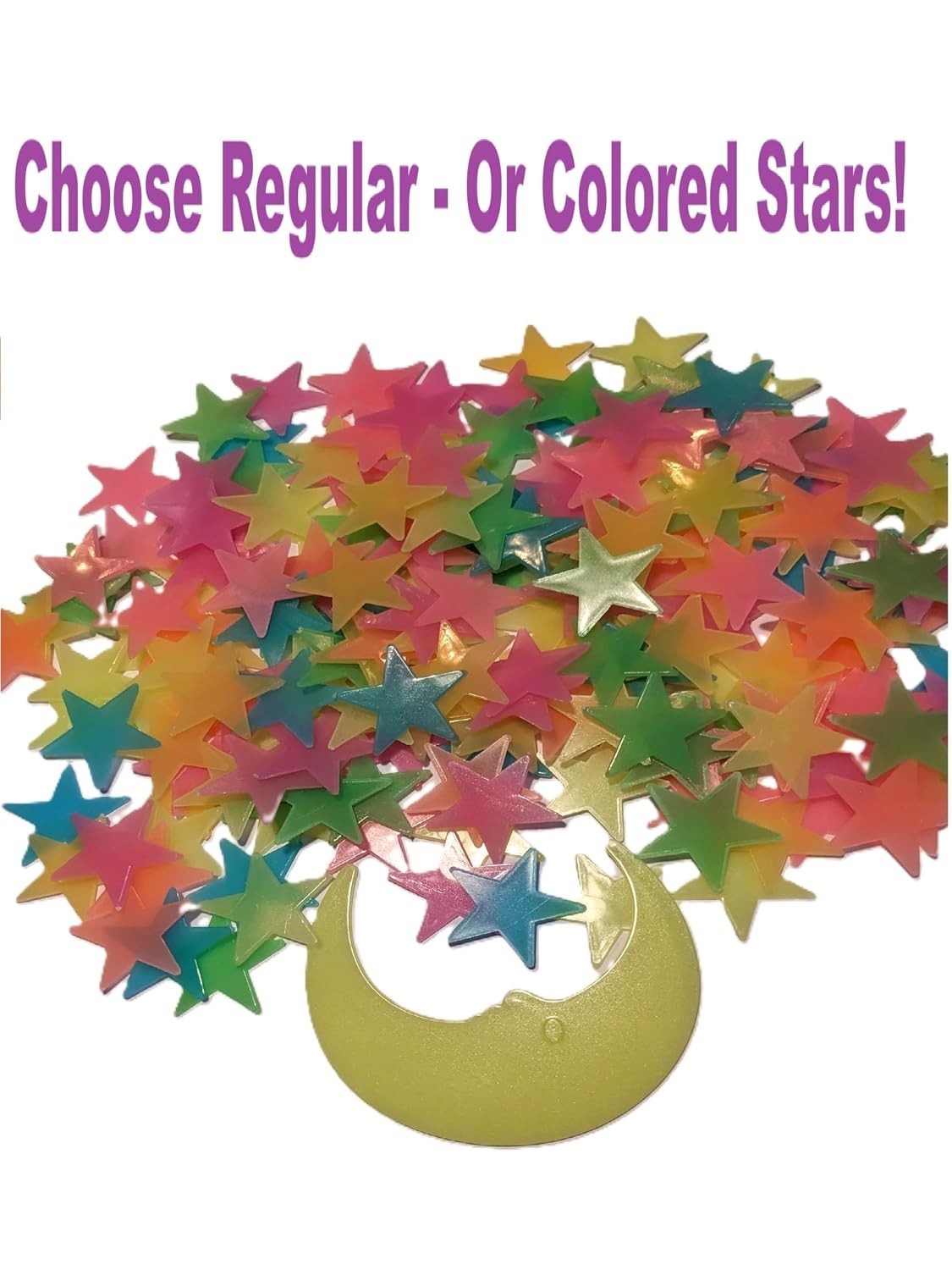 Glow in The Dark Stars – Includes Installation Material and Star map, 200 Glo…