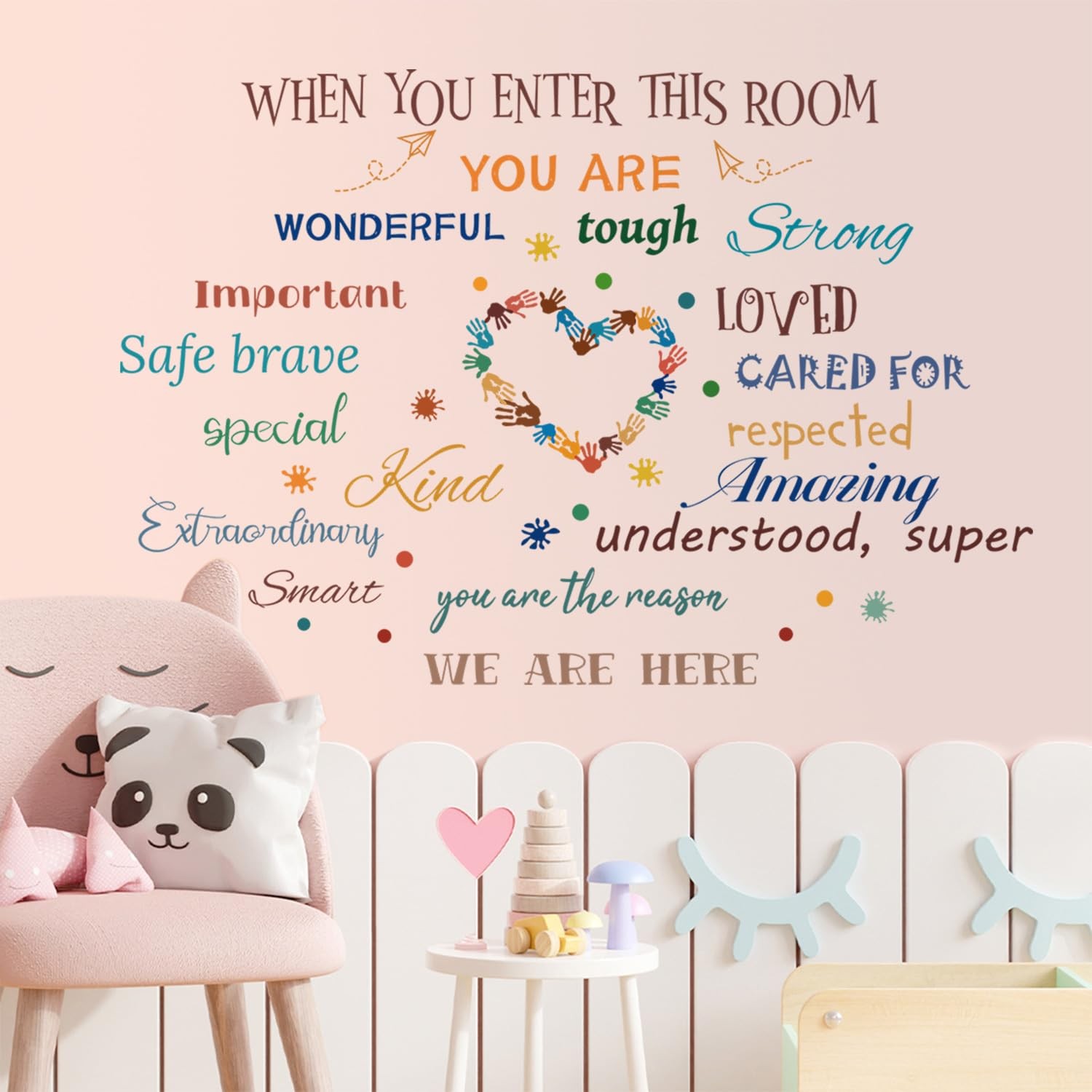 Colorful Inspirational Quote Wall Decals Motivational Positive Phrase Wall St…