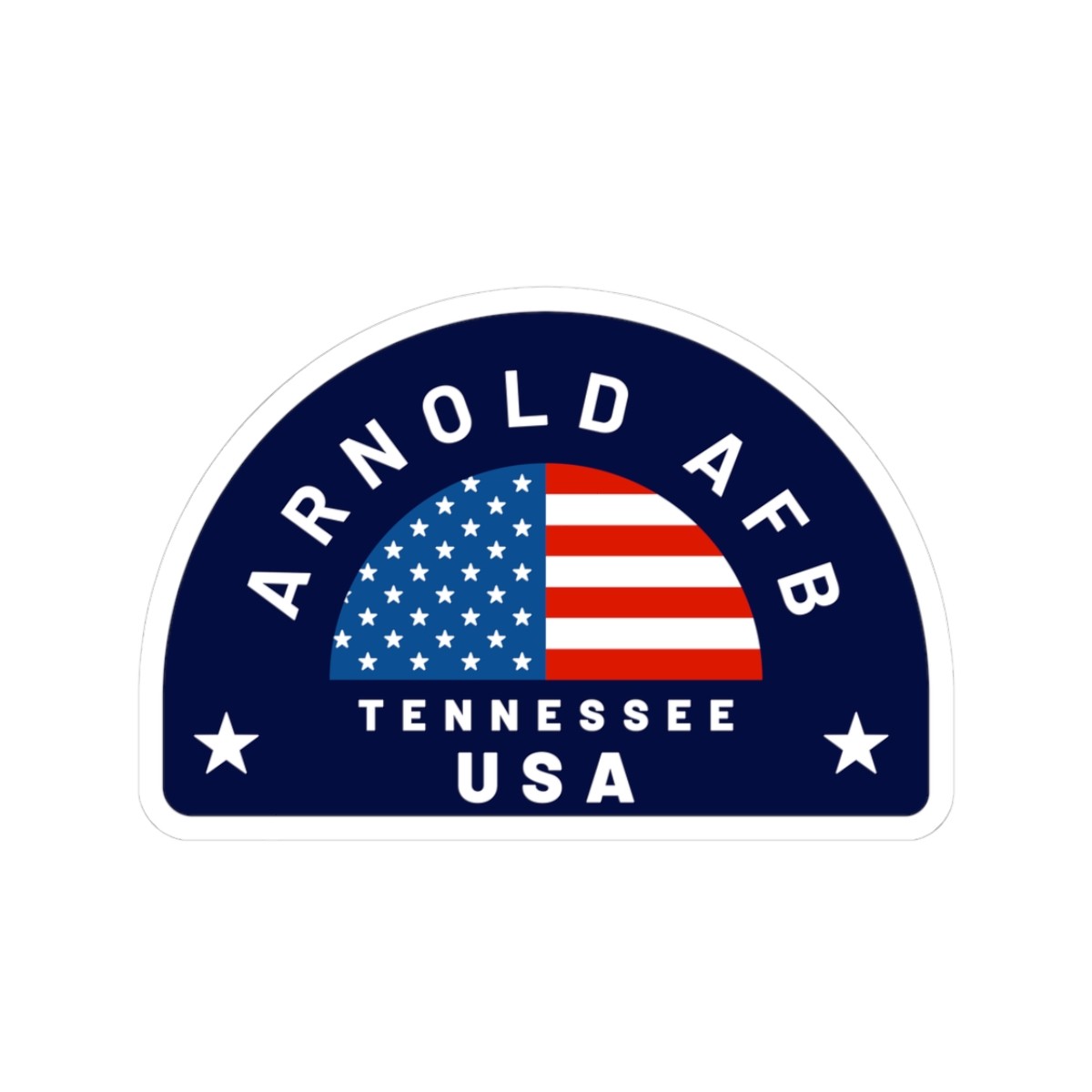 Arnold A.F.B., Stars & Stripes, Kiss-Cut Stickers