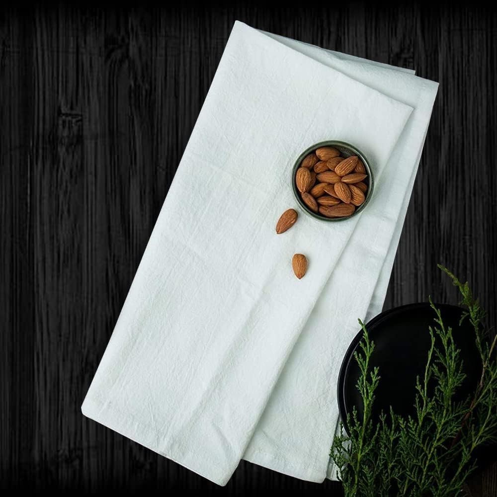 Flour Sack Towels Pack of 30-28×28 Inches – 100% Cotton, Highly Absorbent Dish T
