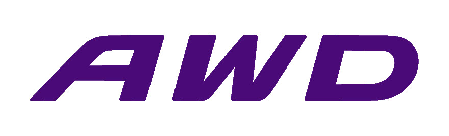 AWD, ALL-WHEEL DRIVE, (2 Stickers) Decal Stickers for Cars, Windows, Laptops