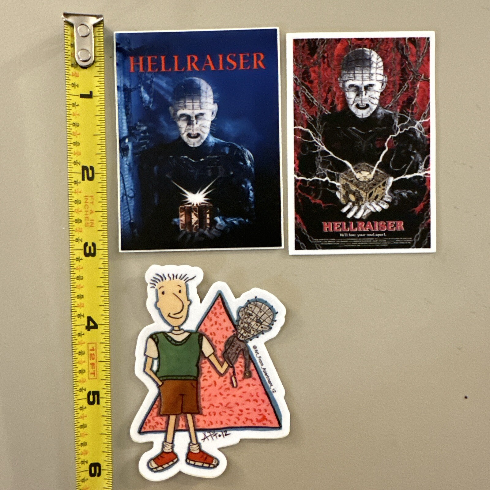Hellraiser (Sticker Lot Of 3 – Dishwasher Safe) Doug Bradley/Clive Barker/Horror