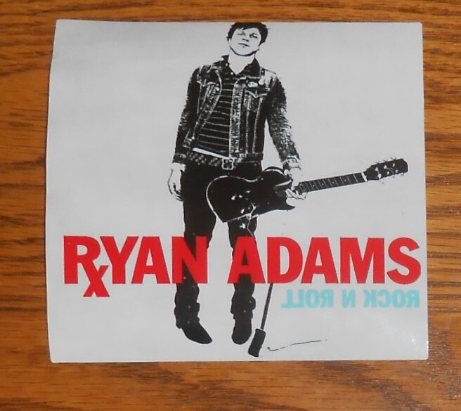 Ryan Adams Rock N Roll Clear Sticer 4×4 RARE