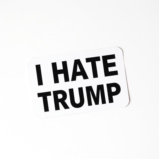Political Protest Anti Trump Vinyl Sticker Humor Resistance Decal
