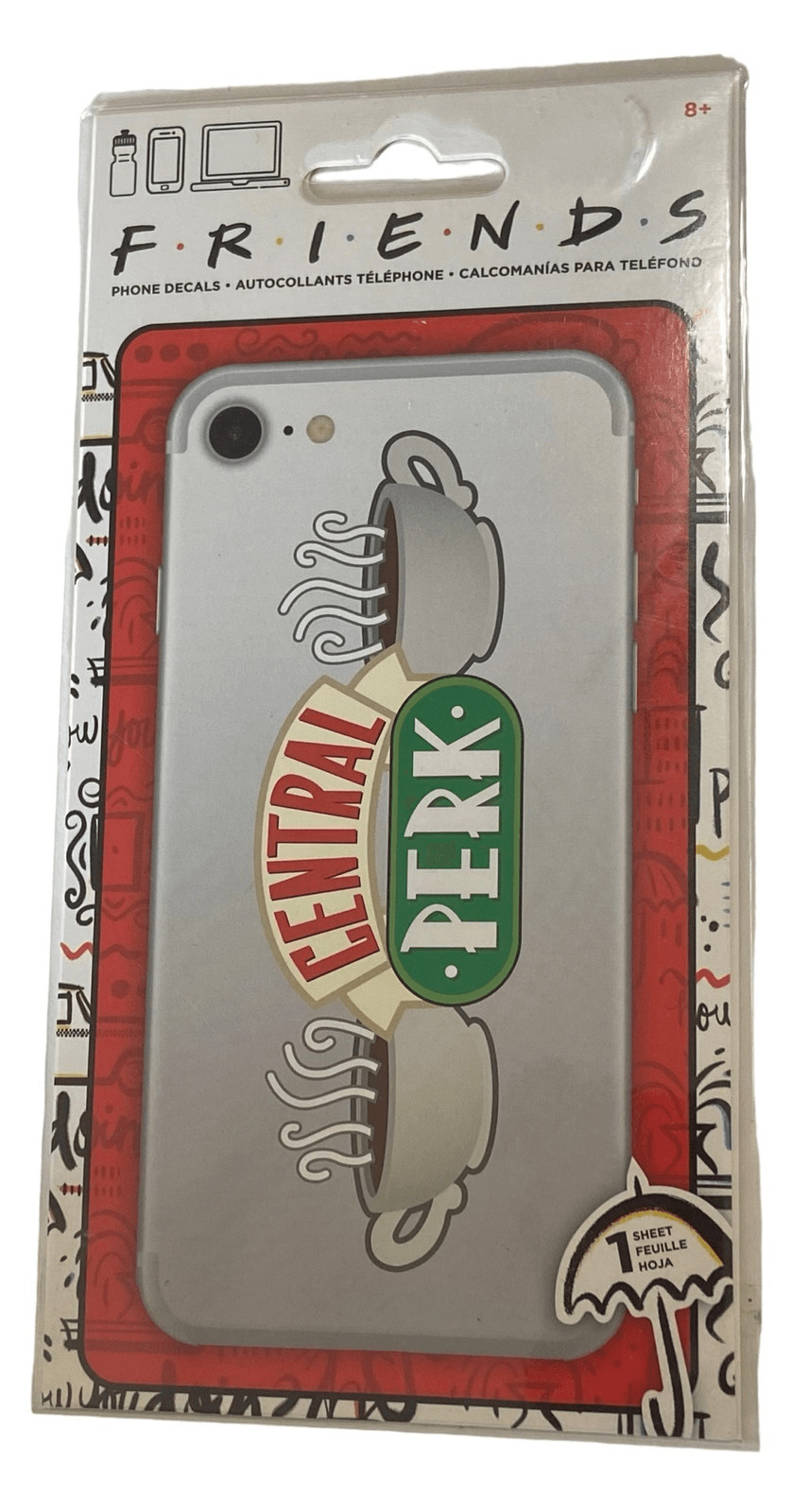 Sandy Lion Friends The TV Series Central Perk Phone Decal Warner Brothers