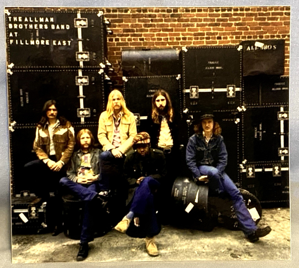 THE ALLMAN BROTHERS BAND *NEW* Glossy Rectangle Sticker Measures 5.25″ x 4.79″