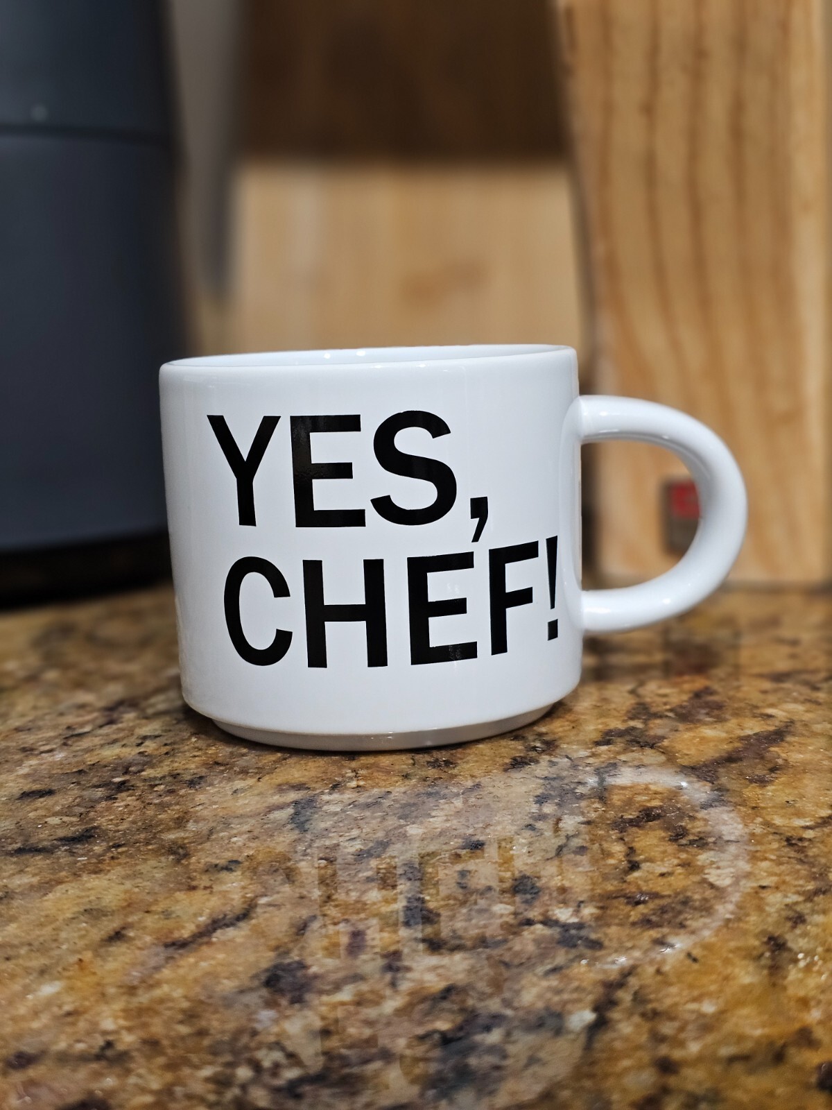 Yes Chef vinyl decal coffee mug tumbler Yeti tea cup laptop.