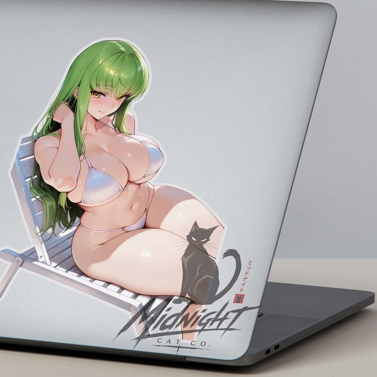 C.C. Vinyl Sticker Anime Manga Waifu Lewd Laptop Skateboard Car Ecchi