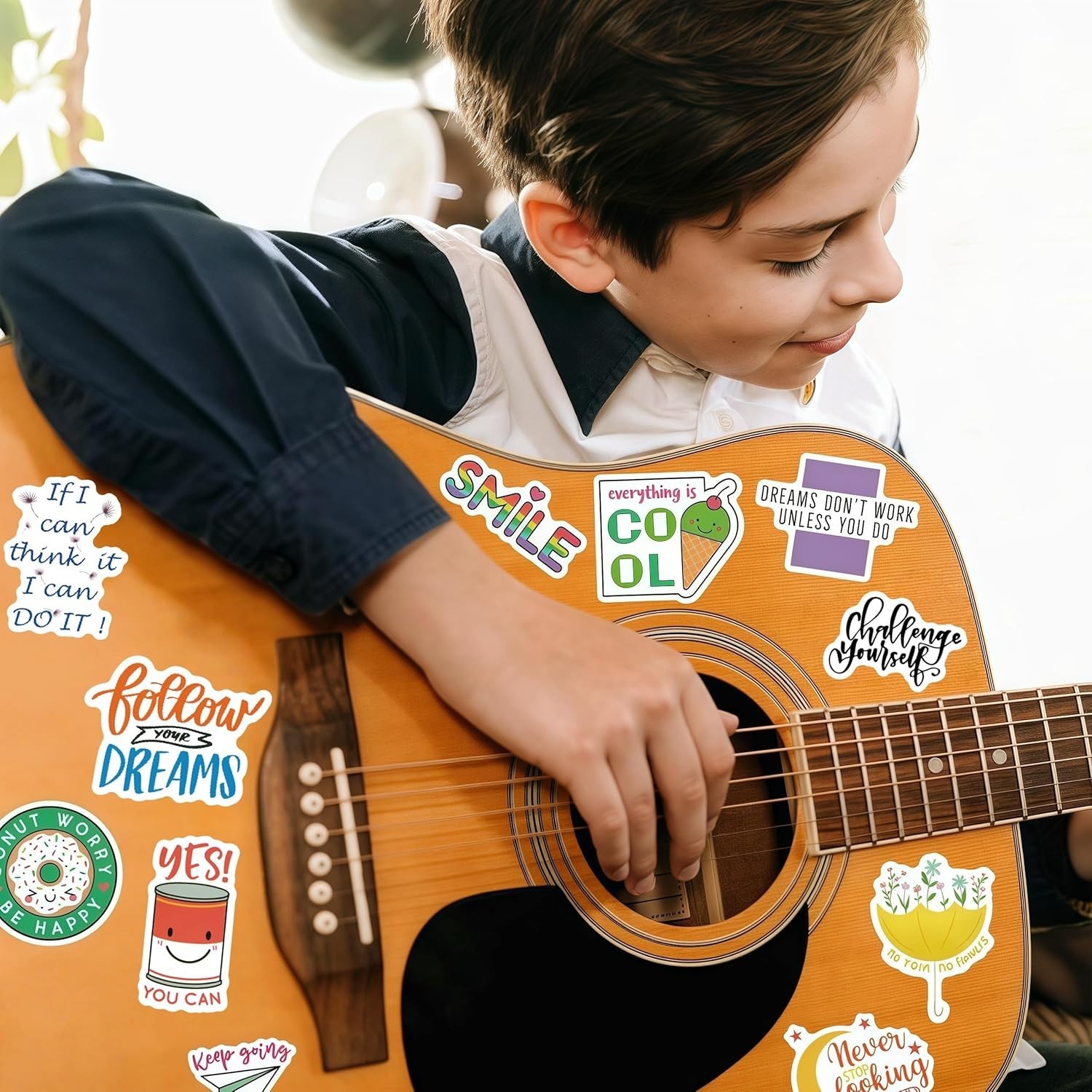 300PCS Inspirational Quote Stickers | Positive Affirmation Waterproof Vinyl