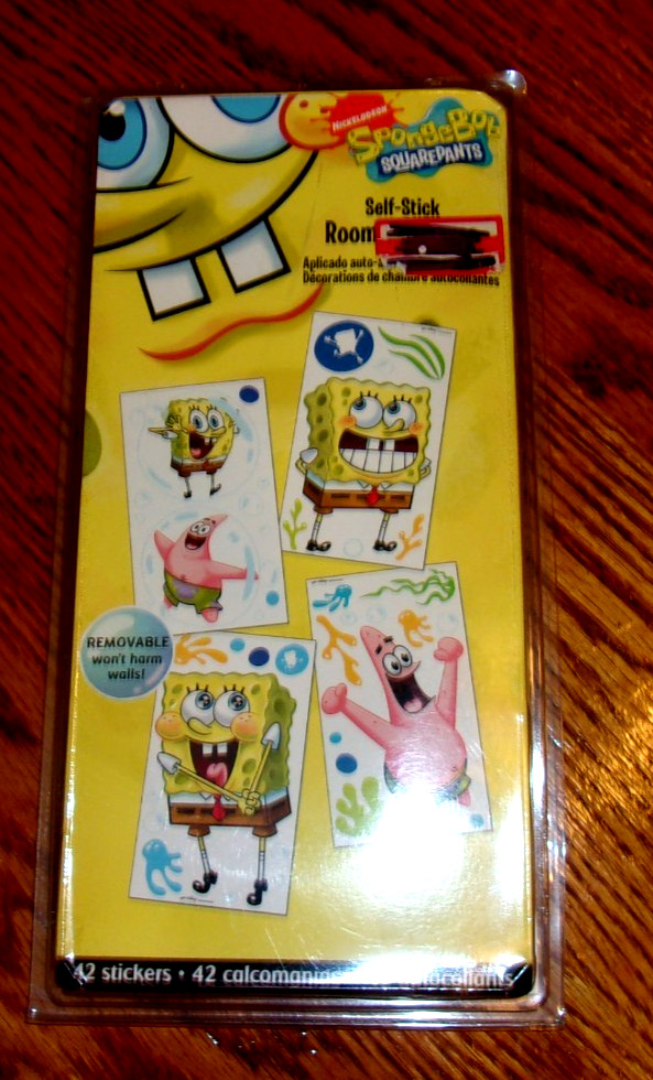 Spongebob Squarepants Wall Decal Set- New