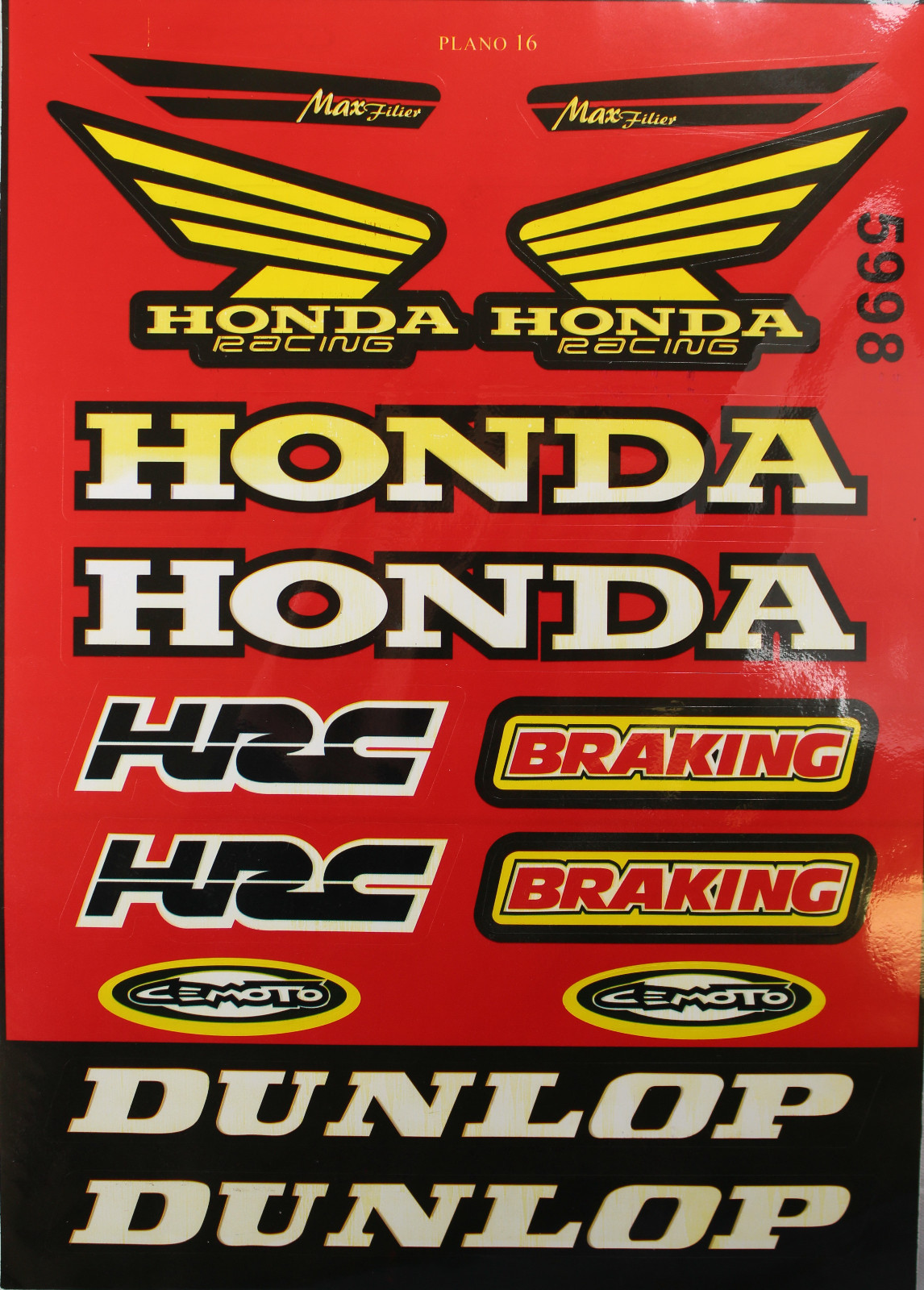 Decal Sticker FOR ATV Motorcycle Helmet Off-road XR CRF 50 70 Dirt Bike DE58