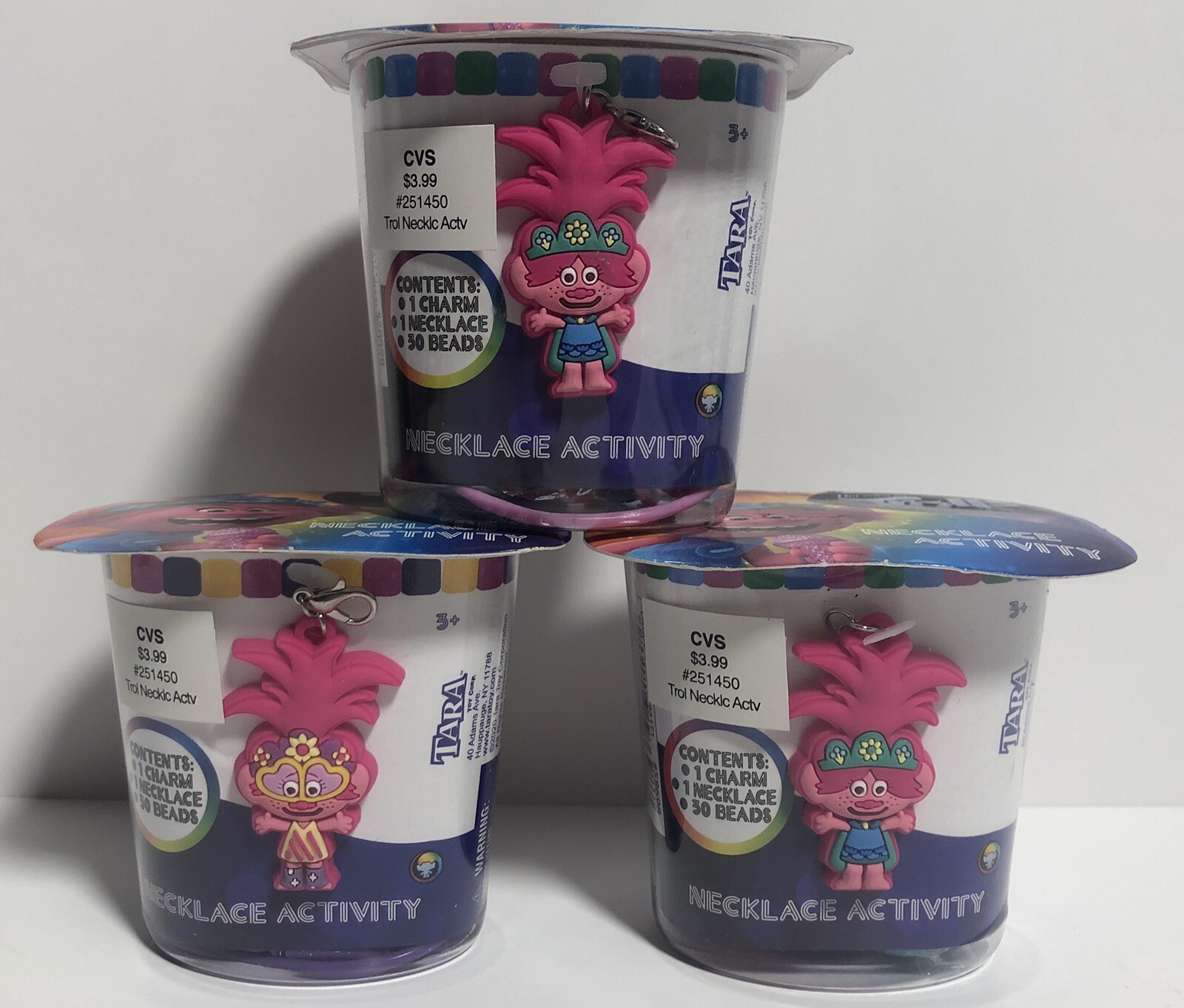 TROLLS Roommates 24 Wall Decals, Puzzle & Necklace Activity Sets- Mixed Lot of 5