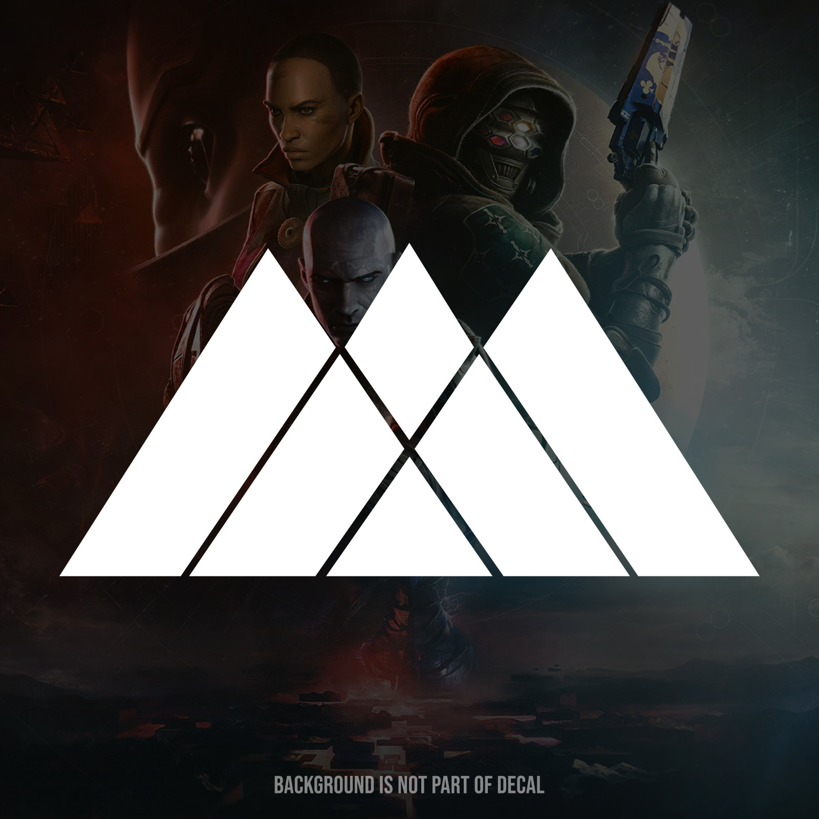 Destiny 2 Warlock Vinyl Decal Sticker