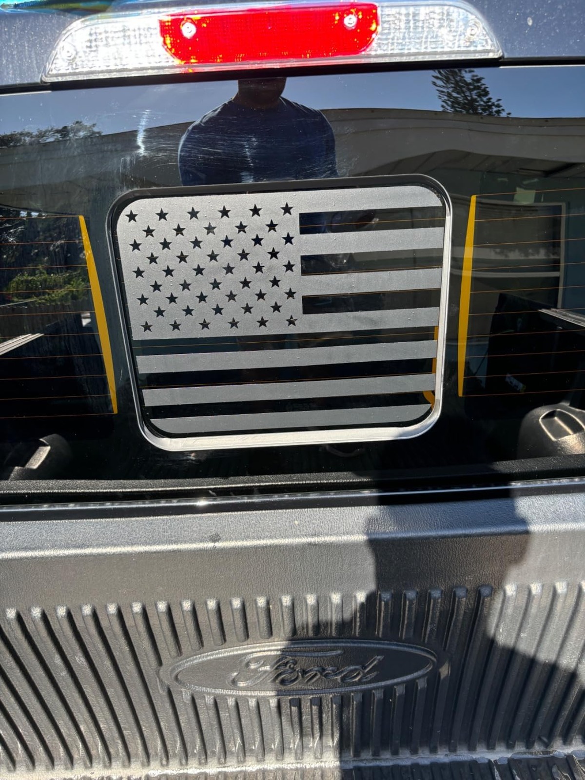 for Ford F150 F250 F350 2015-2024 Rear Middle Back Sliding Window American US…