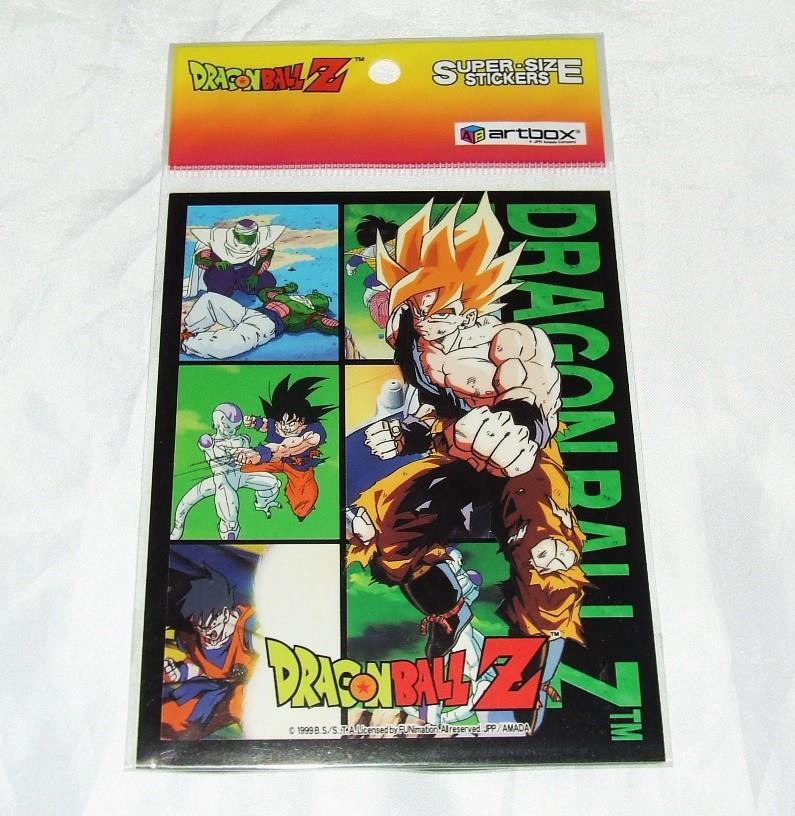 Dragon Ball Z Super Size Sticker Pack #3 Anime 1999