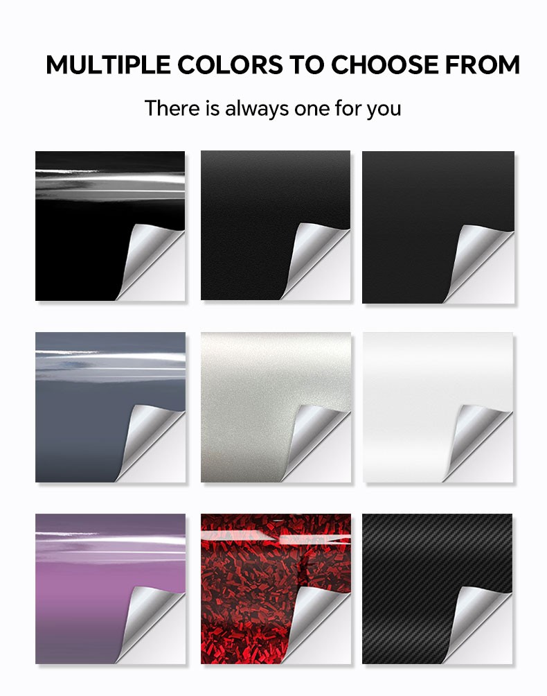 Cybertruck DIY PreCut Paint Protection Film Multi-Color Wrap Color Change