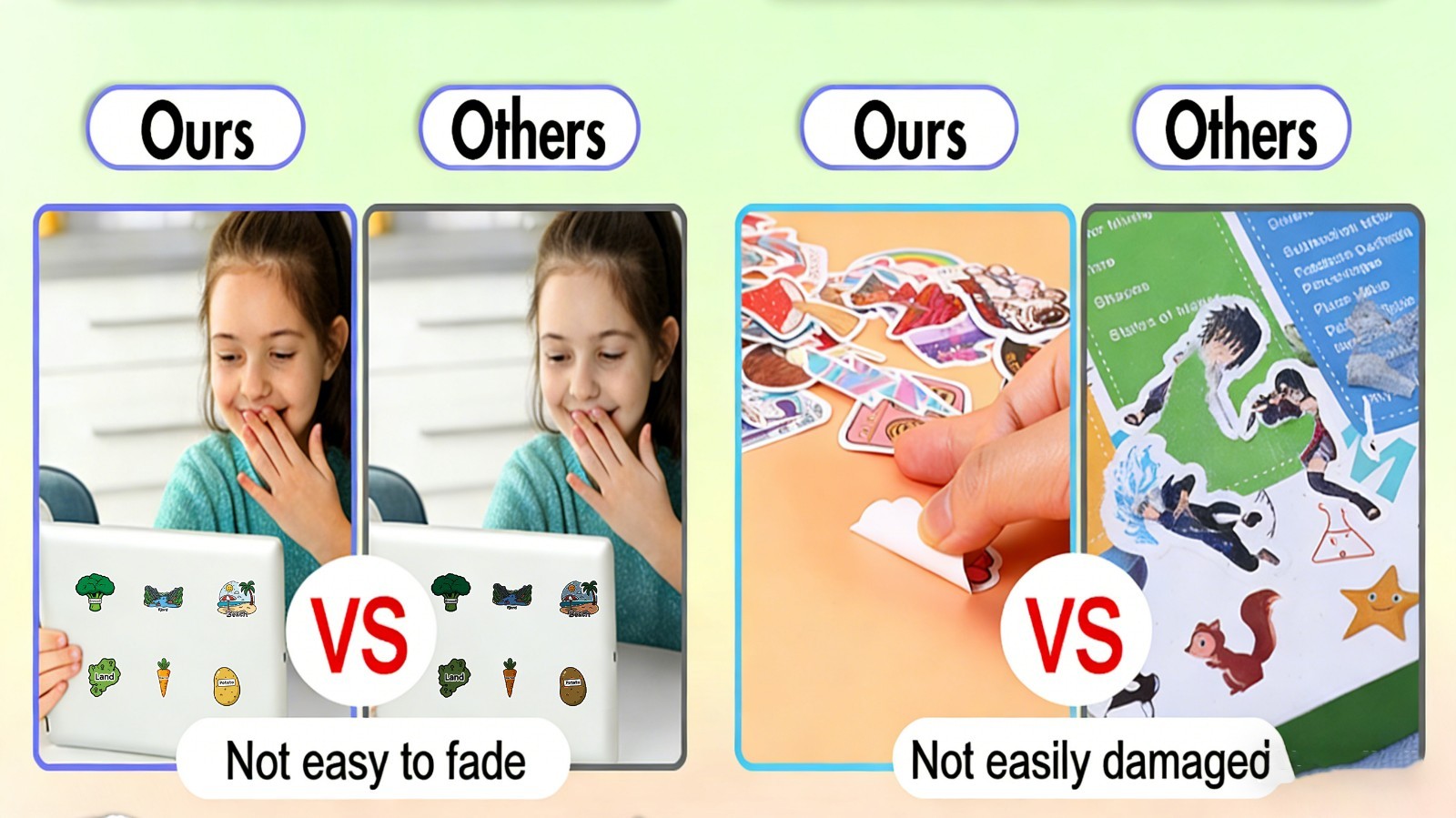 100 Educational Stickers Pack For Kids Learning | ScreenFree Fun by Dreamstiki |