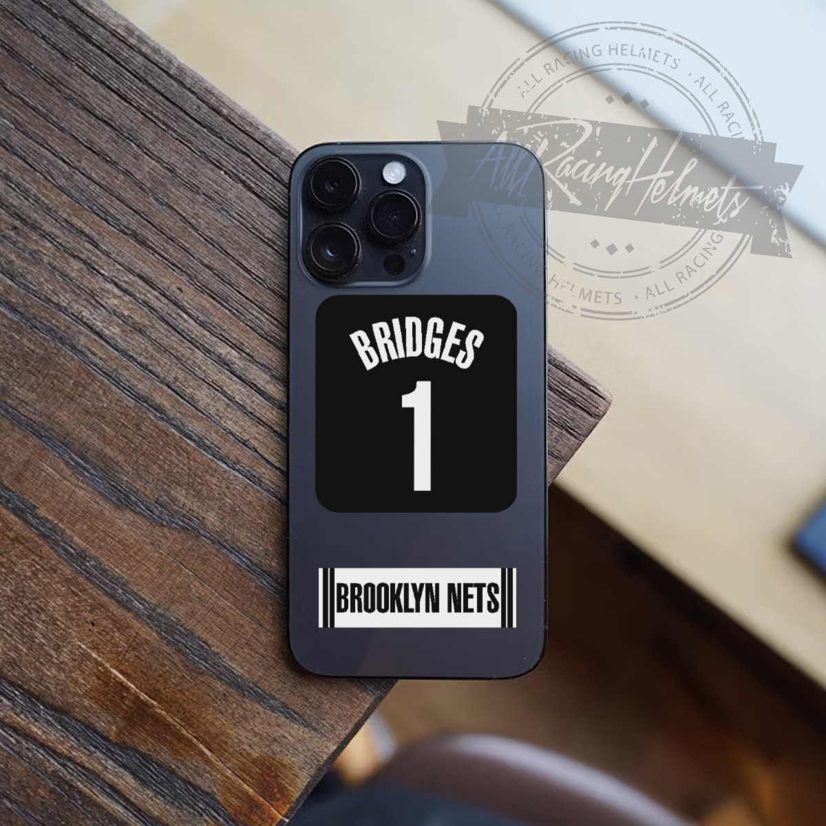 Brooklyn Nets NBA Basketball #1 Mikal Bridges A4 Printed Vinyl Decal Stickers HQ