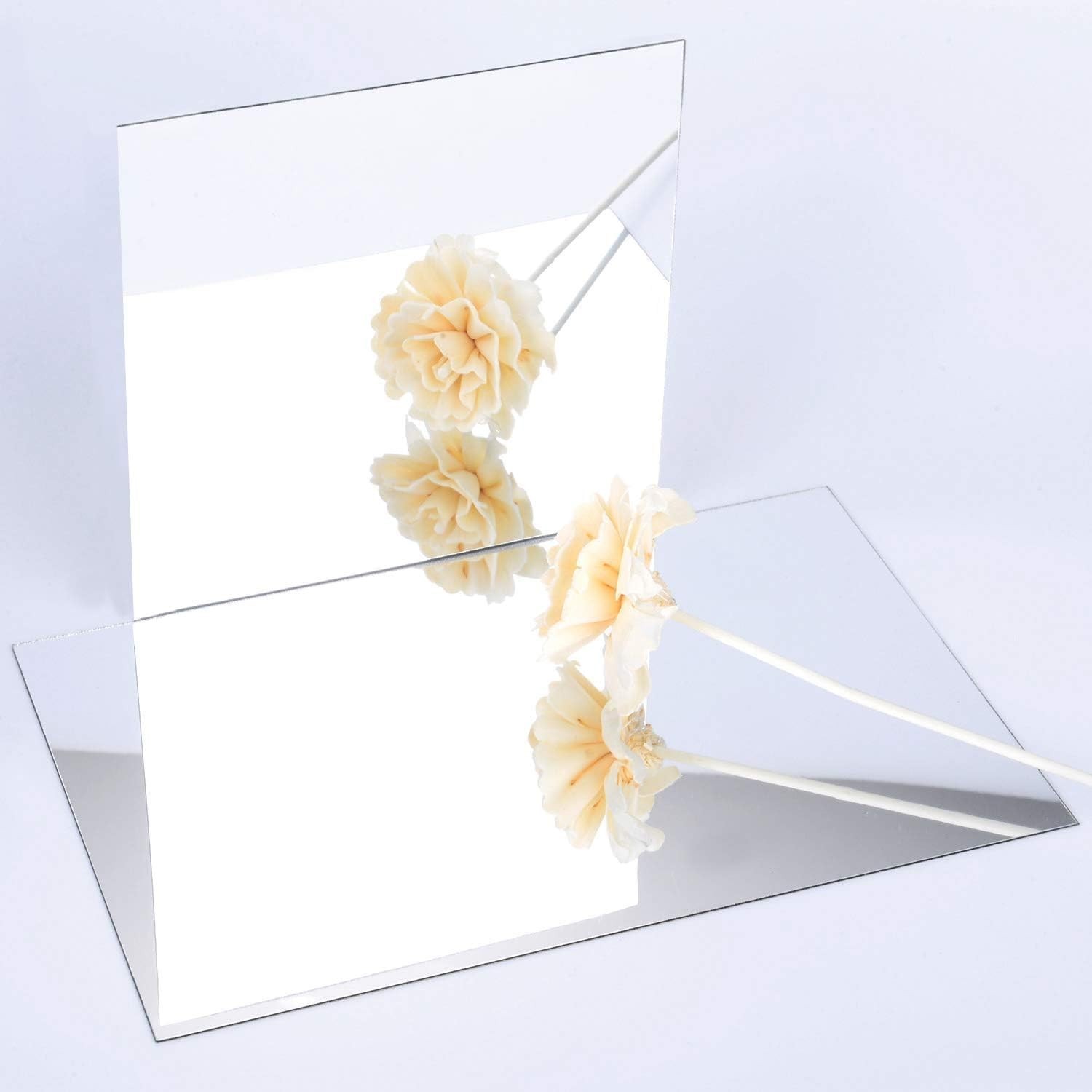 8”x10” Frameless Plastic Mirror Sheets – 20 Pcs Unbreakable & Safe for Crafts