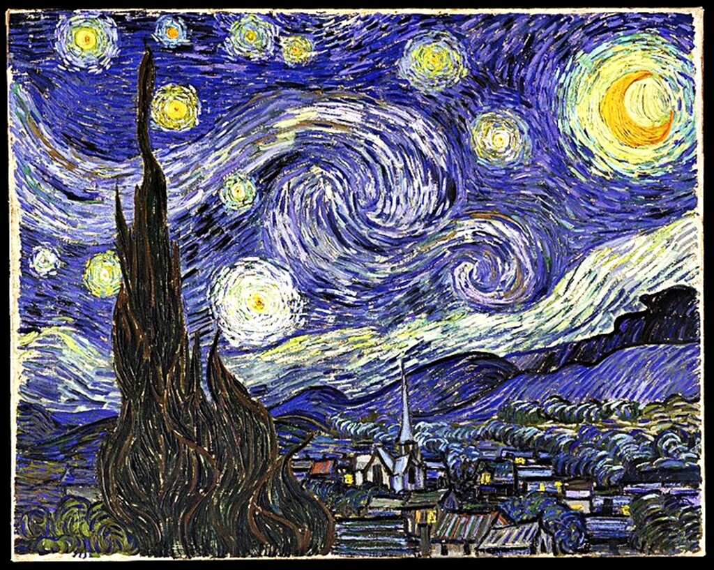 Vincent Van Gogh’s Starry Night Sticker / Decal post-impressionist Art Yeti Cup