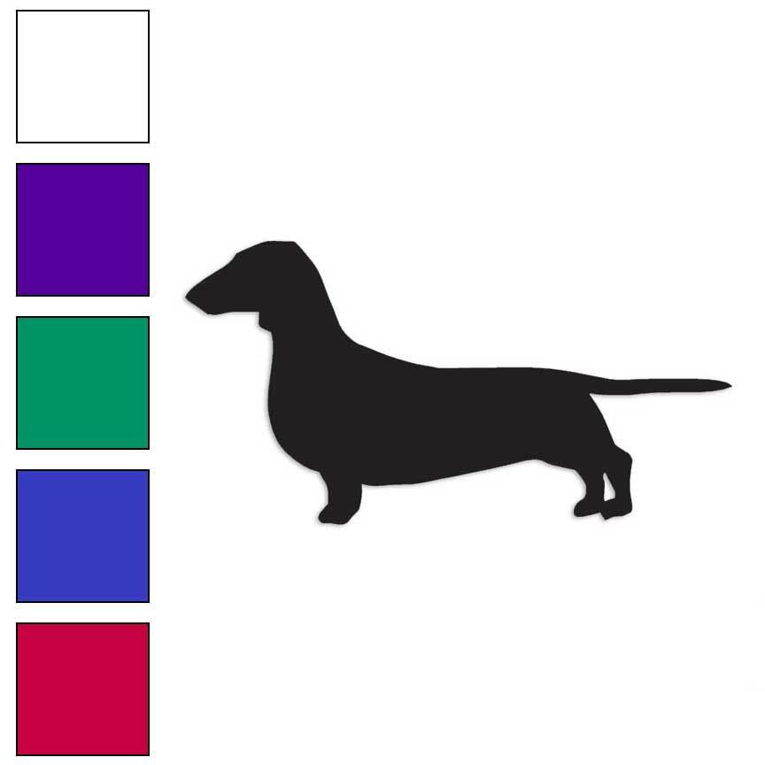 Dachshund Dog, Vinyl Decal Sticker, Multiple Colors & Sizes #1940