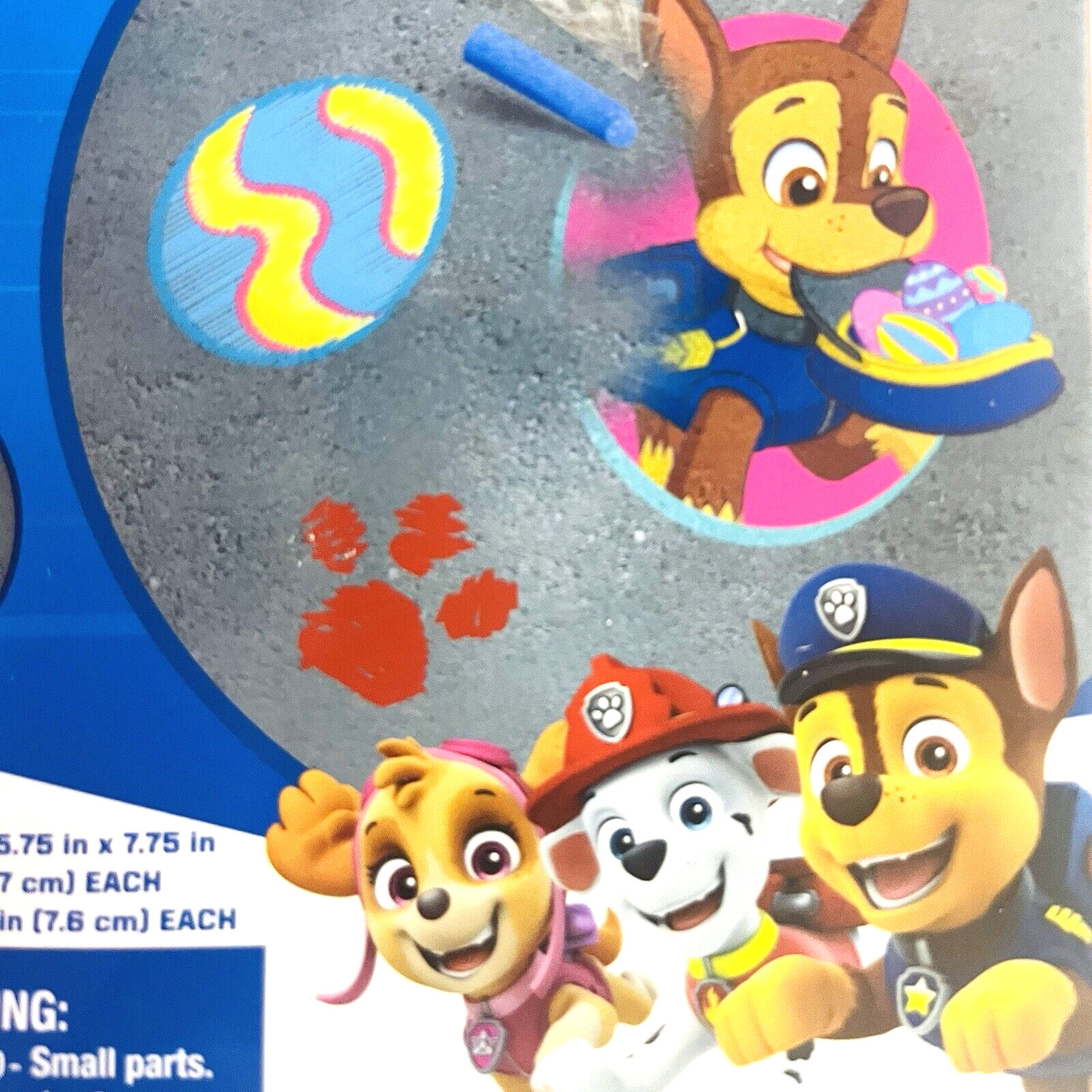 Paw Patrol Sidewalk Decals Kit for Children by Nickelodeon