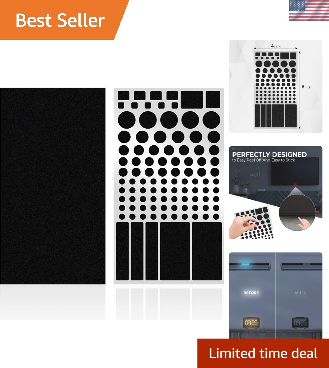 Removable LED Light Blocking Stickers – 2 Sheets for Total Light Control