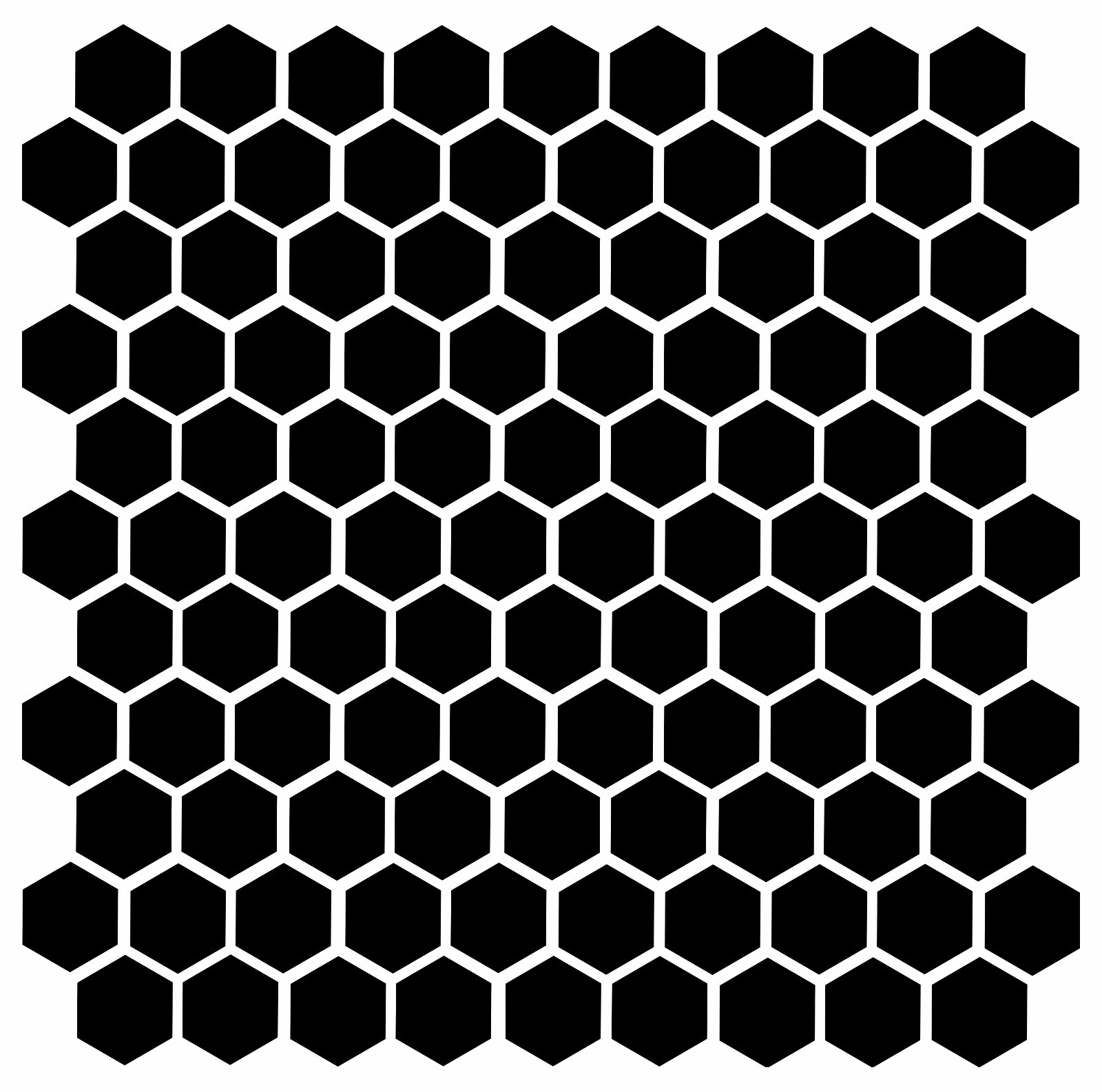 Honeycomb (104) 1″ Vinyl Decals Bee Honey Home Accent Geometric Die Cut Sticker