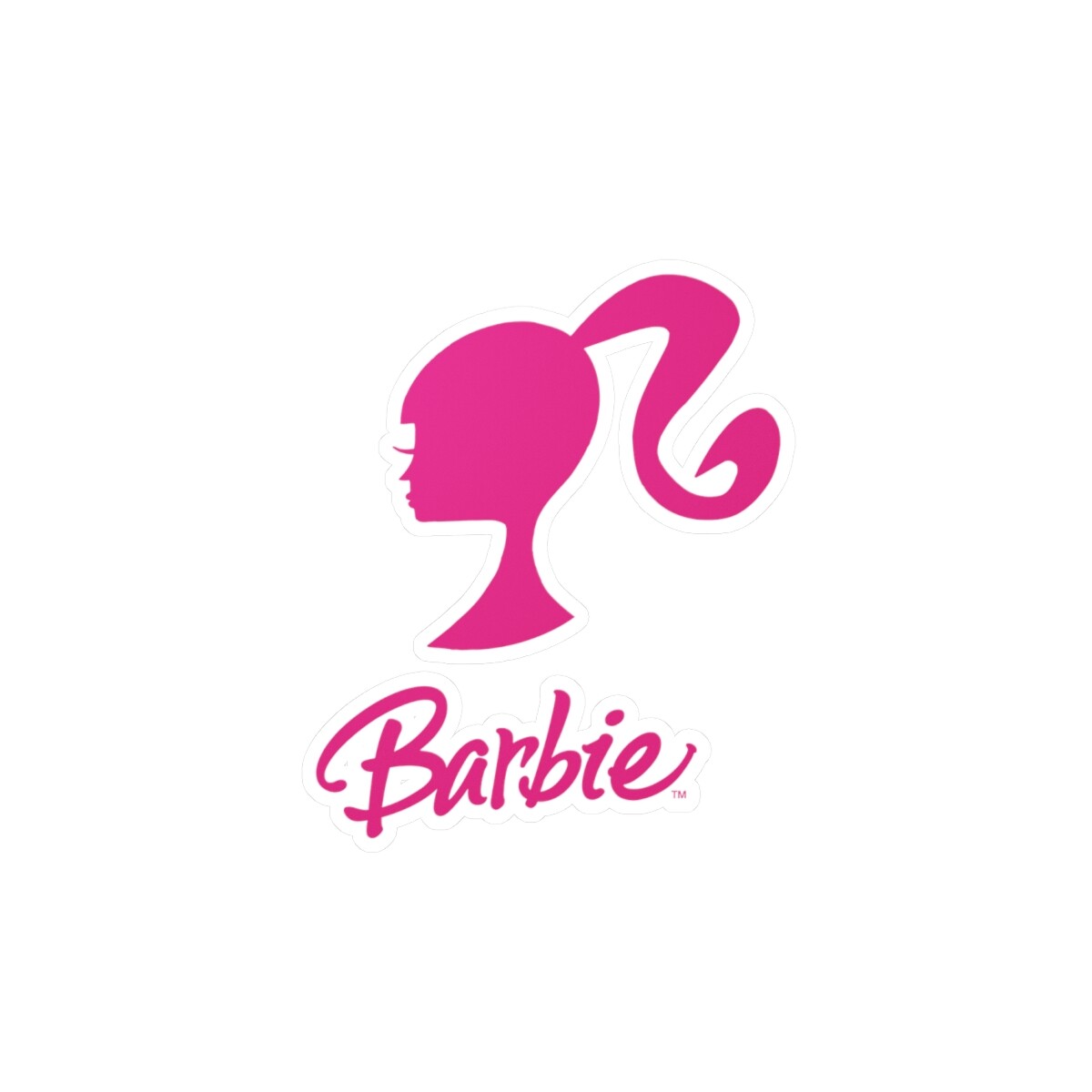 Barbie Pink Doll,Kiss-Cut Stickers,100% vinyl 3M glue,Waterproof,Girlfriend Gift