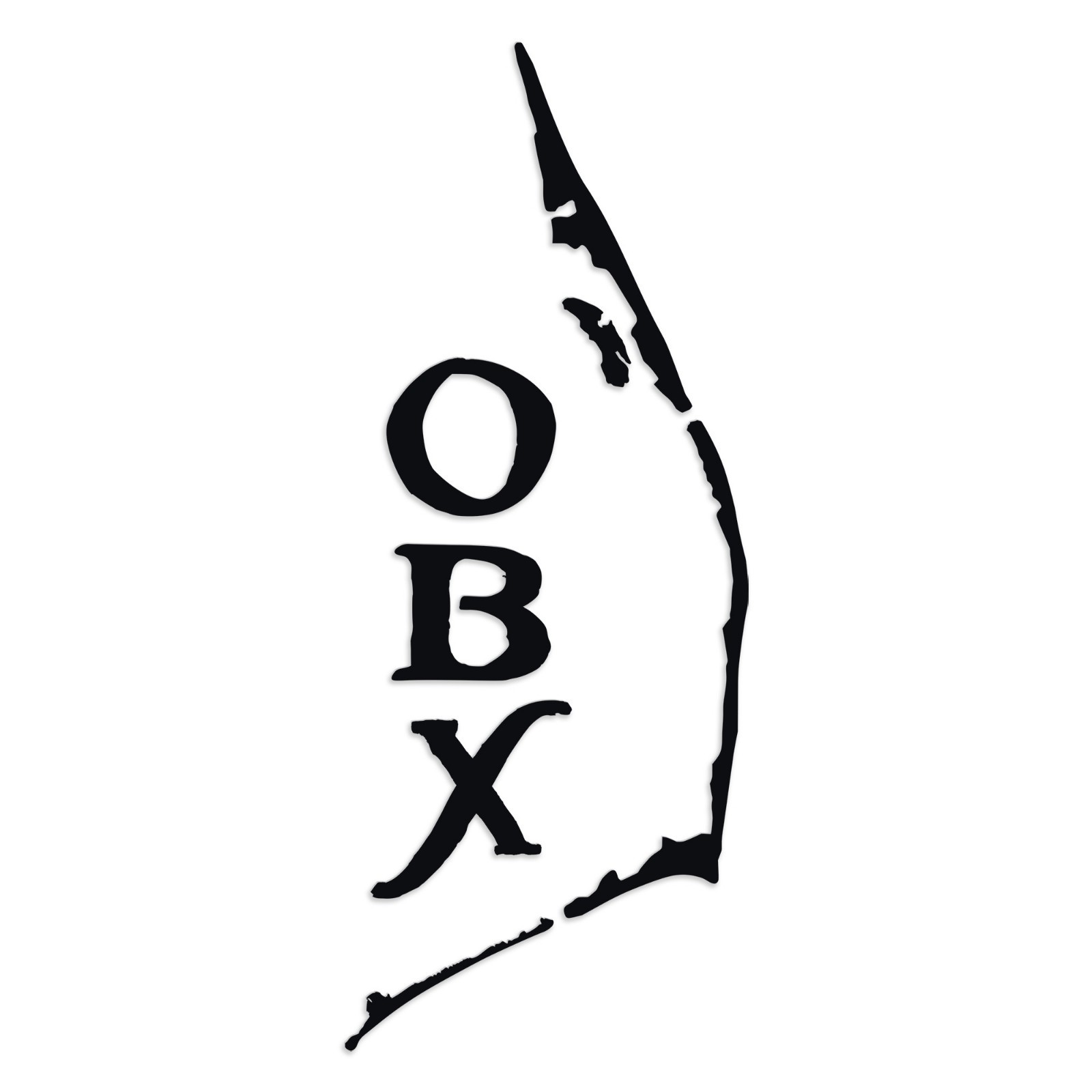 Outer Banks OBX V4 Vinyl Decal – Coastal North Carolina Map Sticker Hatteras