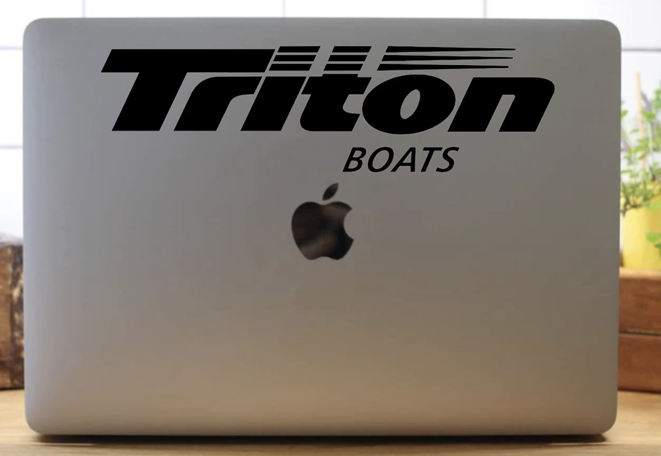 Triton Boat Logo Decal- Yacht Sticker- Fishing Decal- Vinyl Sticker