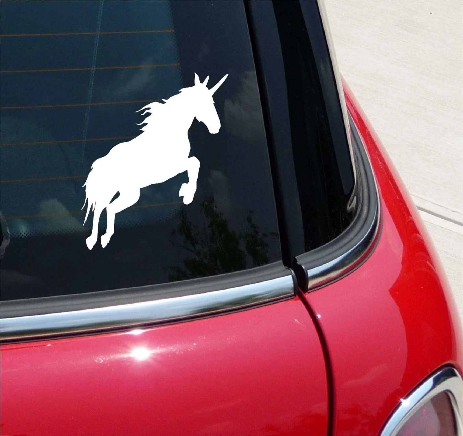 UNICORN HORSE HORSES MYTH UNICORNS GRAPHIC DECAL STICKER ART CAR WALL DECOR