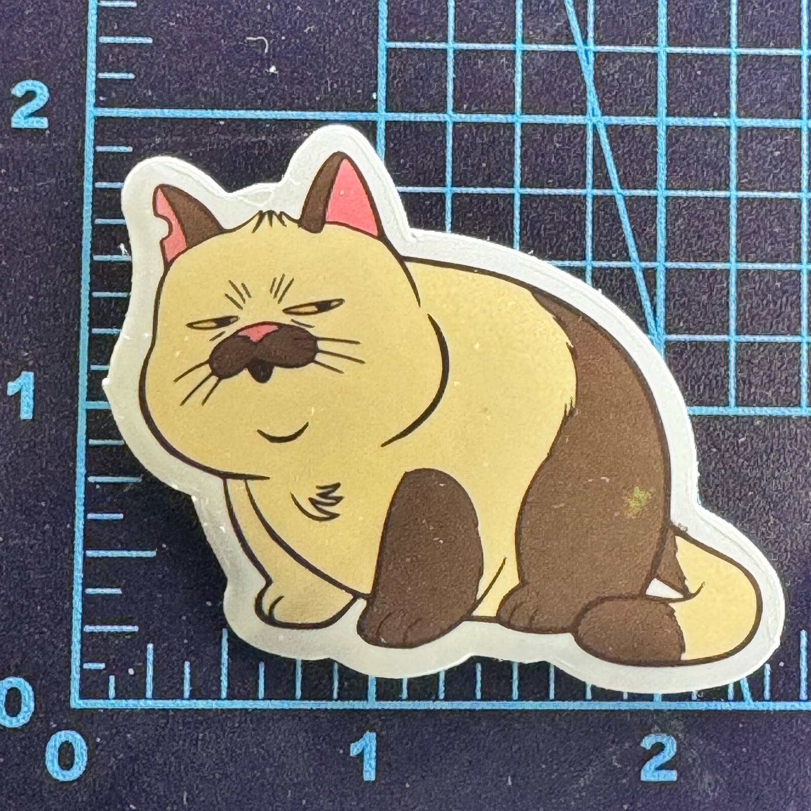 Brown Cat Shifty Shady Spotty – Cat World – Vinyl Decal Sticker Bomb Macho Emo