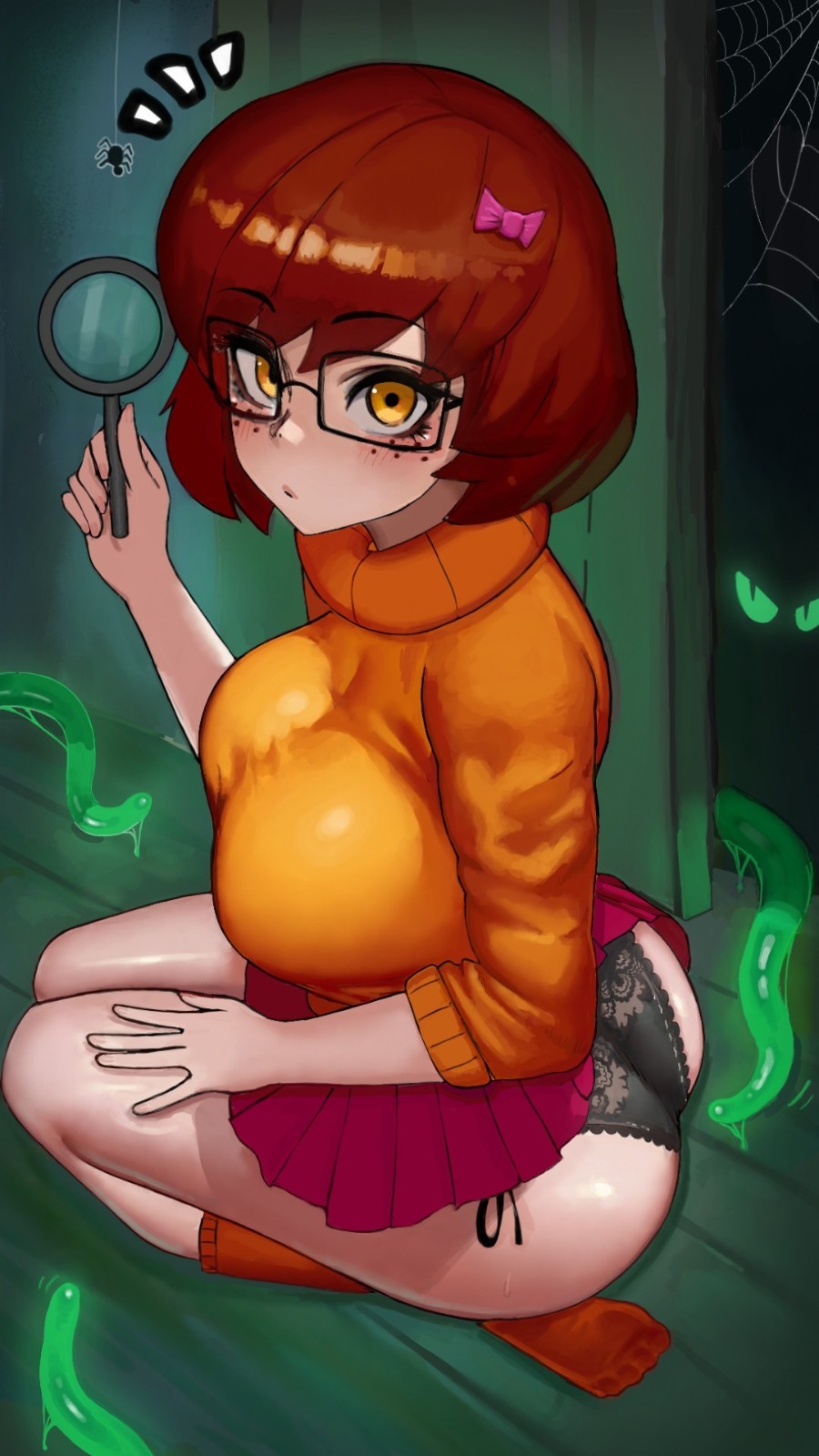 Velma Mystery Inc Waifu Lewd Anime Cartoon Sticker Print Multi Size High…