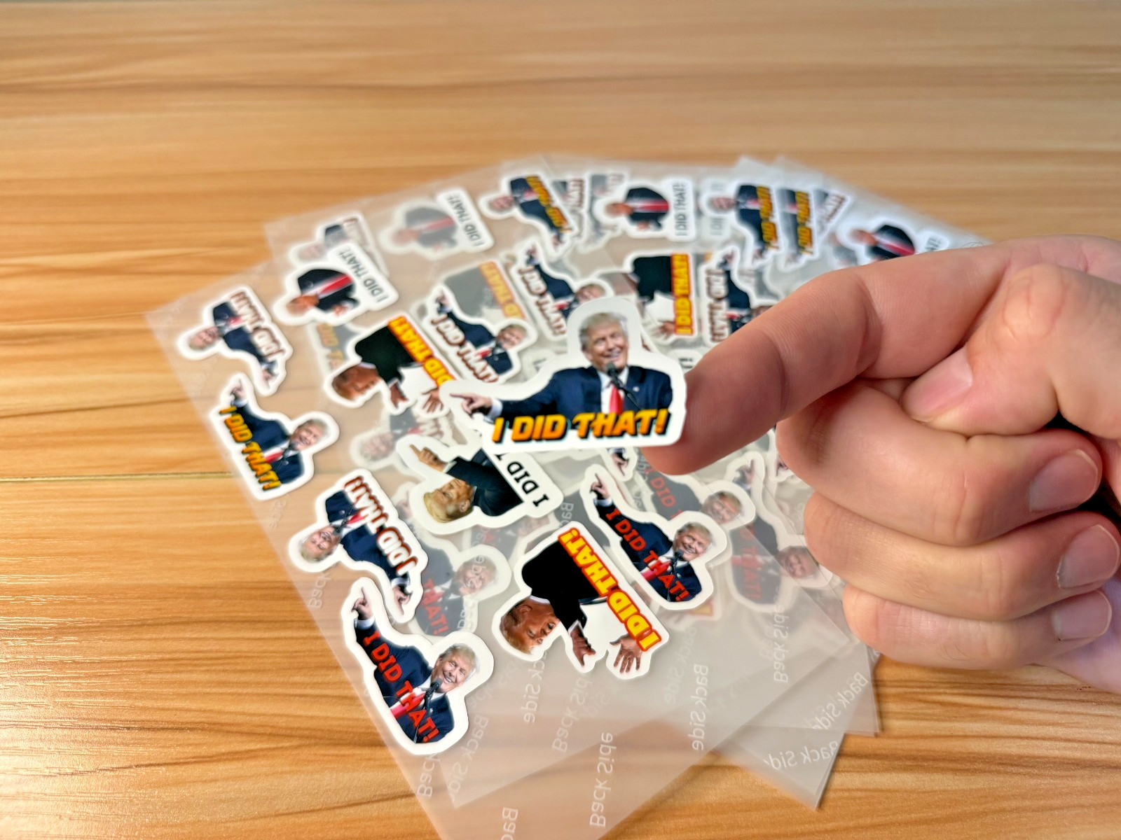 I DID THAT Gas Pump Stickers, 1.5″ Mini Assorted Vinyl Waterproof 10-100 pack