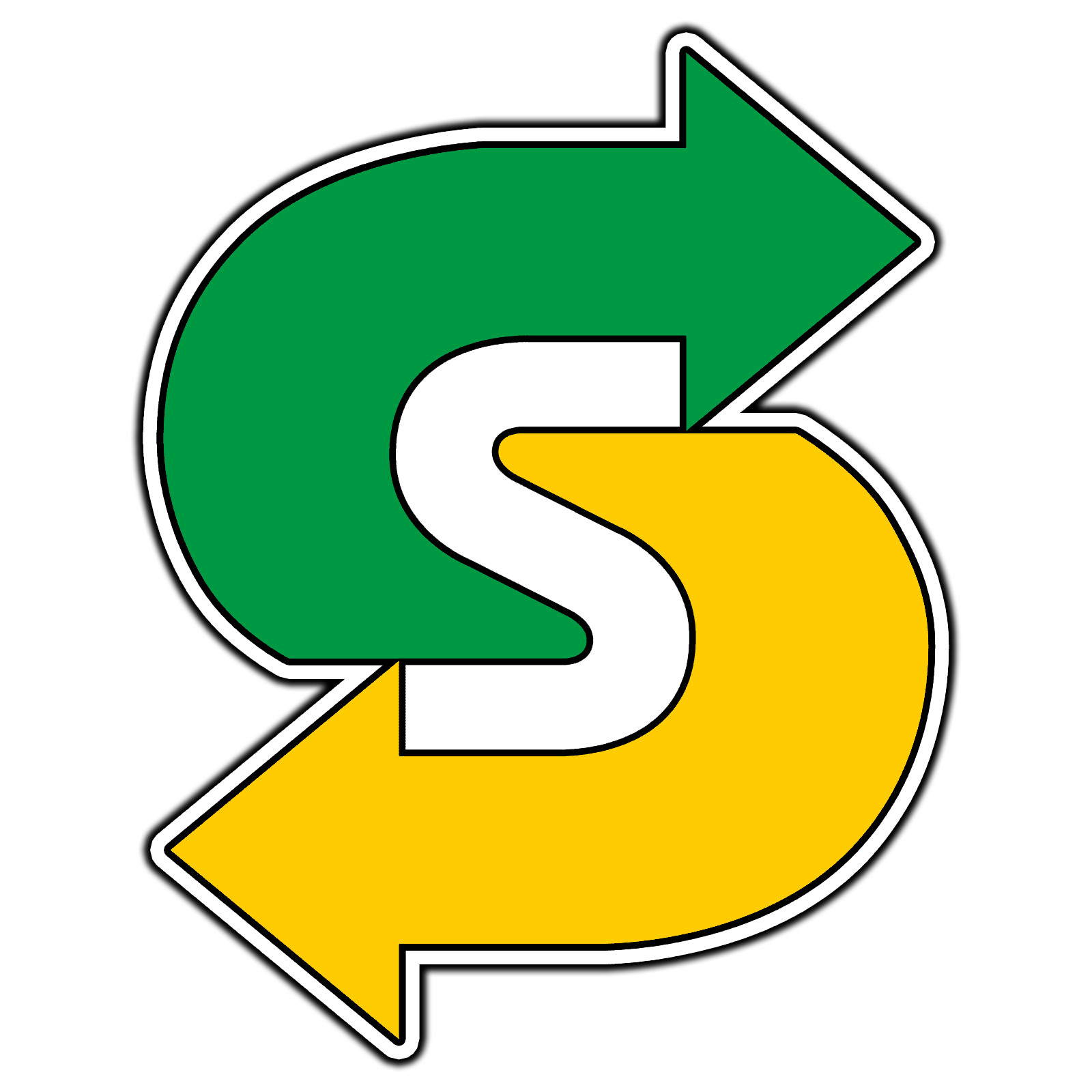 Subway Logo #4 Sticker Waterproof Vinyl Decal Die-Cut Garage Car