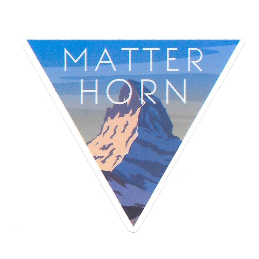 Matterhorn Switzerland Vinyl Sticker Swiss Alps Mountain Travel Souvenir Decal