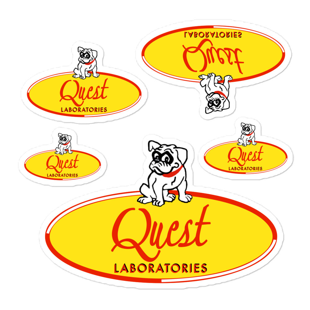 Quest Laboratories Stickers (5) Jonny Bandit Johnny