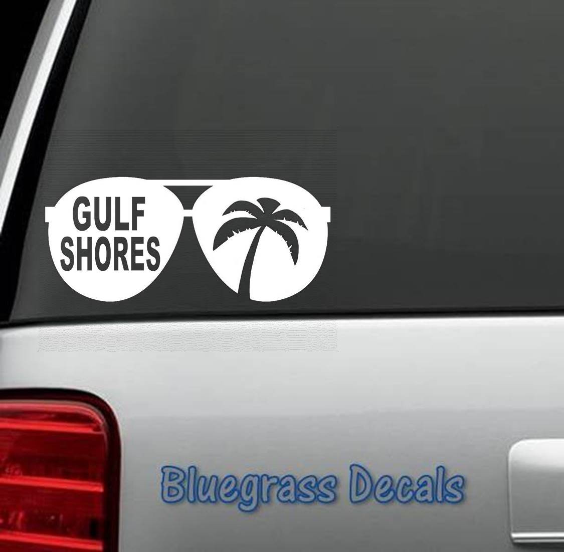 GULF SHORES ALABAMA OCEAN VACATION AVIATOR Decal Sticker for Car Truck F1002