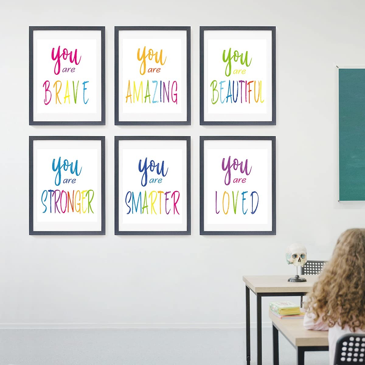 8 Pack Motivational Wall Art Inspirational Quote Posters Wall Decor
