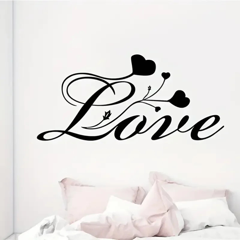 Creative Art LOVE Wall Stickers Decorations The Living Room Hallway Wall Murals